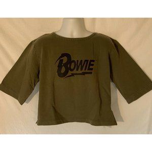 Import From Japan Rare David Bowie Olive Green Top